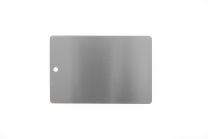 Aluminium label 100x150x0,6mm per 250 stuks