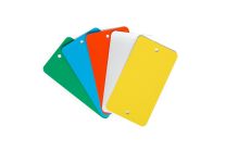 Metalen labels 65X120x0,18mm per 1.000 stuks